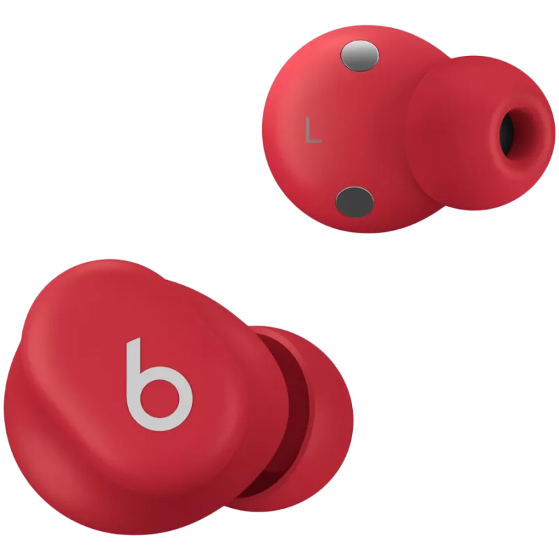 Beats Solo Buds - patiesi bezvadu austiņas - caurspīdīgi sarkanas, modelis A3151 A3150 A3152