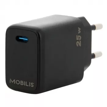 Mobilās ierīces lādētājs Mobilis 001380 Universal Melns AC Ātrā uzlāde