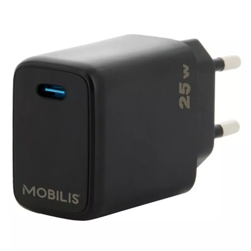 Mobilās ierīces lādētājs Mobilis 001380 Universal Melns AC Ātrā uzlāde