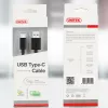UNITEK Y-C474BK USB kabelis USB 3.2 Gen 1 (3.1 Gen 1) 1 m USB A USB C Melns