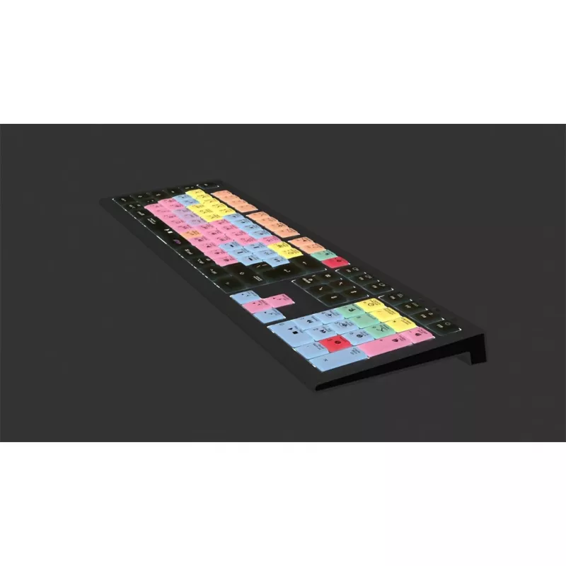 Logickeyboard ASTRA 2 USB QWERTY tastatūra melna pilna izmēra 104 taustiņi