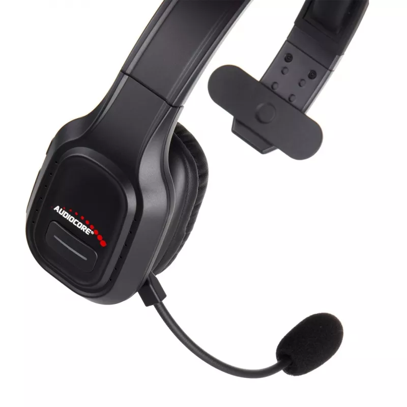 Audiocore 74452 Bluetooth austiņas ar mikrofonu, trokšņu slāpēšana, zvaniem, Call Center, Google Siri, birojam, bezvadu