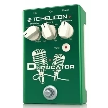 Vokāla dubultošanas un reverberācijas korekcijas efekts TC-Helicon Duplicator 000-DDX00-00010 – vokālās dubultošanas un reverberācijas efekta vienība