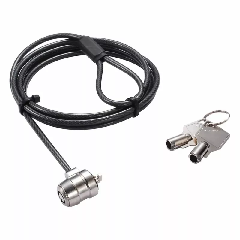 Dicota drošības kabelis T-Lock pamatne, ar atslēgu, 3x7 mm slots