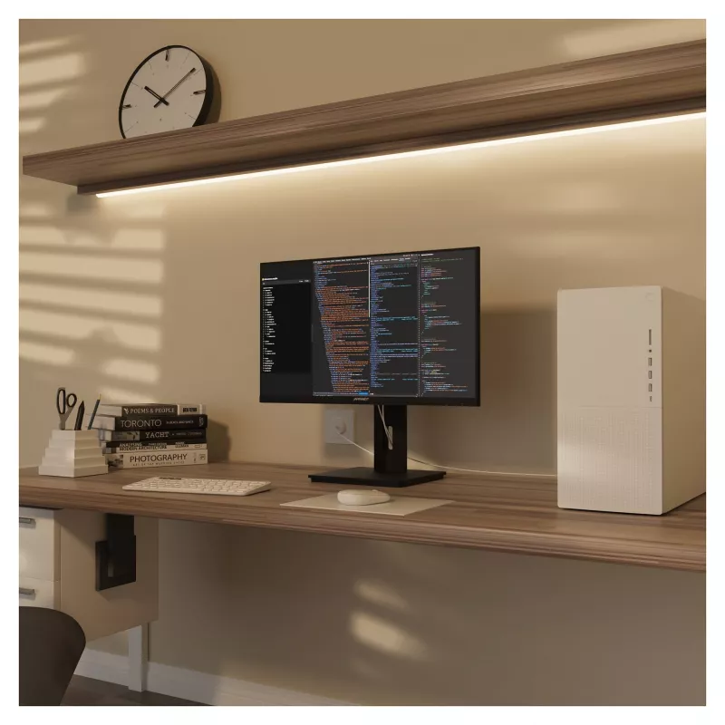 JAPANNEXT 4K UHD monitors 60,45 cm (23,8) 3840x2160 pikseļi, IPS panelis, 8 ms, 60 Hz, AMD FreeSync, HDMI, DisplayPort (JN-IPS2380UHDR-C65W-HSP)
