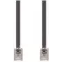 Telefona kabelis e+p T 11 3 m caurspīdīgi melns