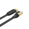 UNITEK Y-SP02001B tīkla kabelis melns 18 m
