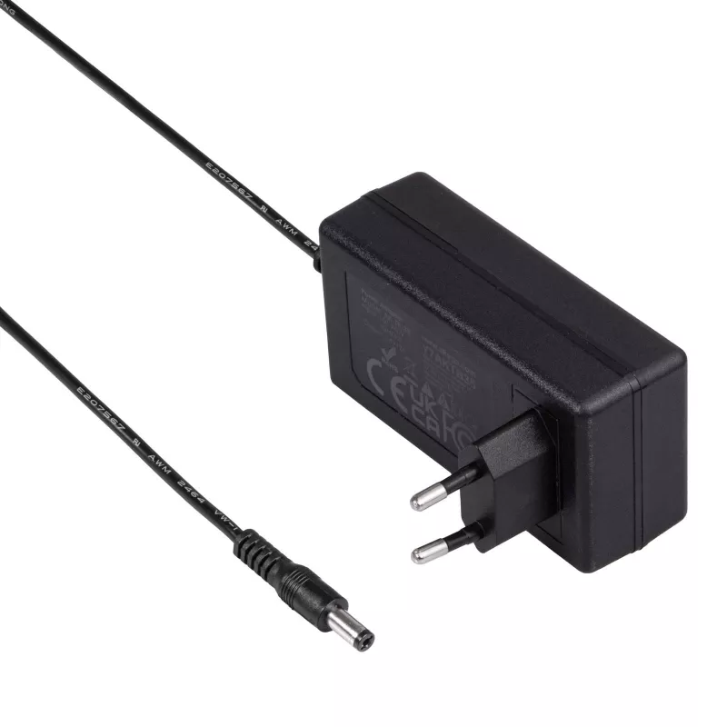 Akyga AK-TB-35 universālais barošanas adapteris, 24 V, 2 A, 48 W, 5,5 x 2,1 mm, 1 m