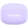 Canyon TWS-9 CNS-TWS9P Austiņas – patiesi bezvadu – Bluetooth 5.4 – Iekšauss – 6h + 30h darbības laiks – USB-C uzlādes futrālis – Skārienvadība – ceriņkrāsa