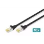 Tīkla kabelis Digitus CAT 6A S/FTP RJ-45 5m Melns