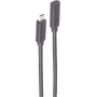 ShiverPeaks SHVP BS13-44155 - USB 3.2 kabelis C tipa spraudnis uz ligzdu 1,5 m - Kabelis - Digitālais/Dati (BS13-44155)