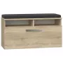 Slēgts apavu organizators Top e Shop RIVA SZAFKA SONOMA — Ozola apdare, 850×460 mm, 16 mm skaidu plātne