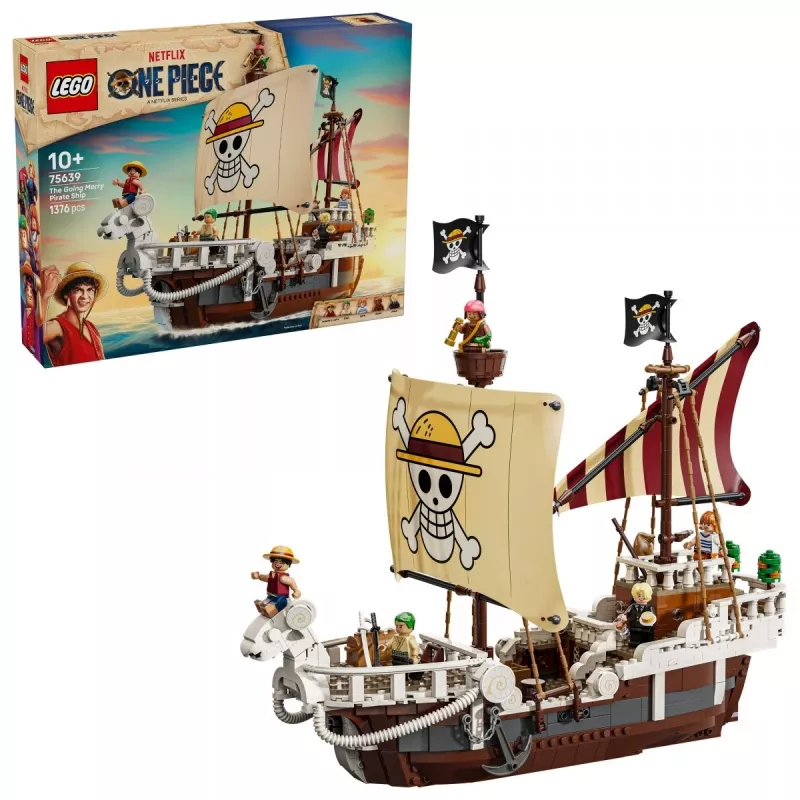 LEGO komplekts The Going Merry pirātu kuģis 75639 — One Piece ķieģeļu modelis