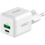 USB C/A tīkla lādētājs YENKEE YAC G38 20W 3A ar Power Delivery atbalstu (USB‑C un USB‑A)
