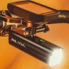 Rockbros RHL1500 priekšējais velosipēda lukturis spidometram/GPS