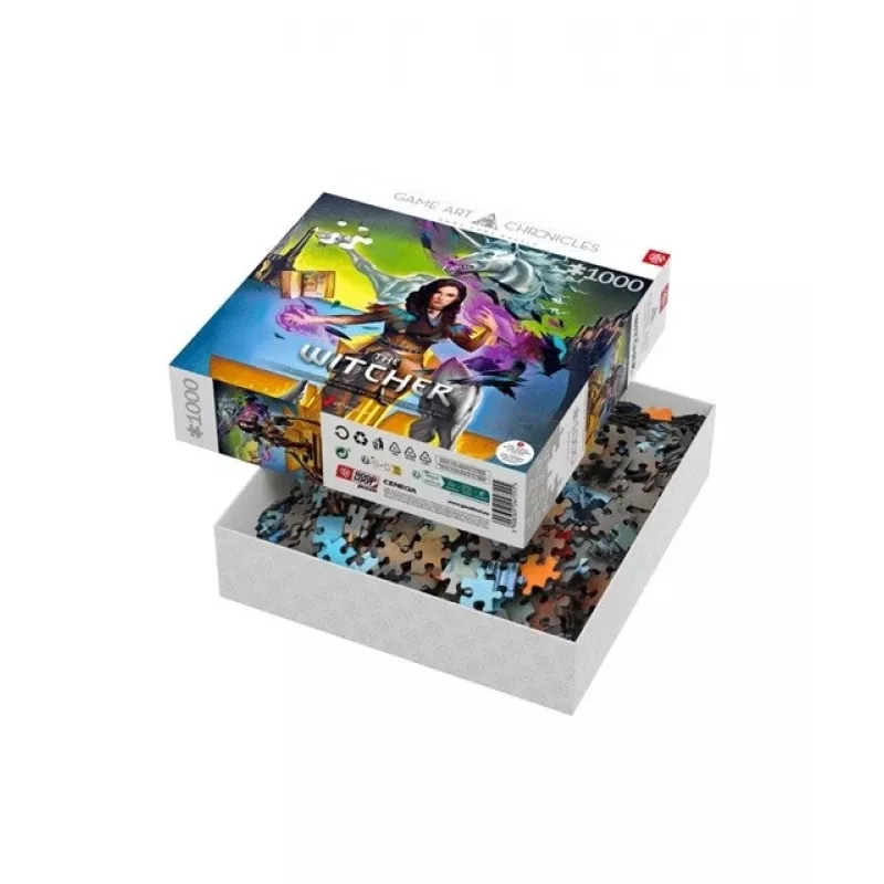 Good Loot Game Art Chronicles Puzzle: The Witcher Jennefers un Salvadora Dalī (1000 elementi)