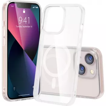 StyleShell SHOCKFlex, tālruņa maciņš caurspīdīgs, iPhone 16 Plus, saderīgs ar MagSafe