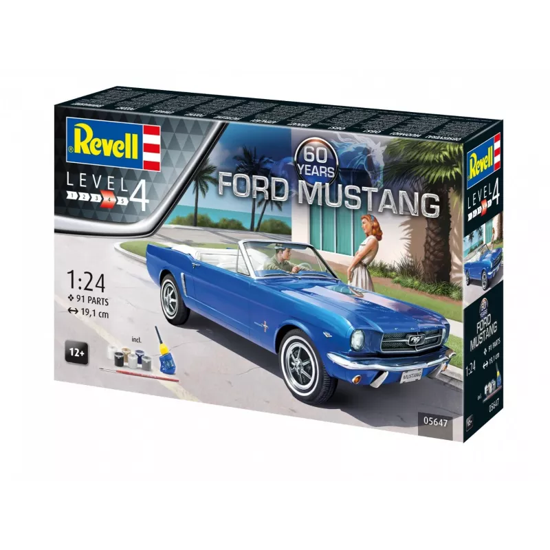 60. gadadienas Ford Mustang 1/24 dāvanu komplekts