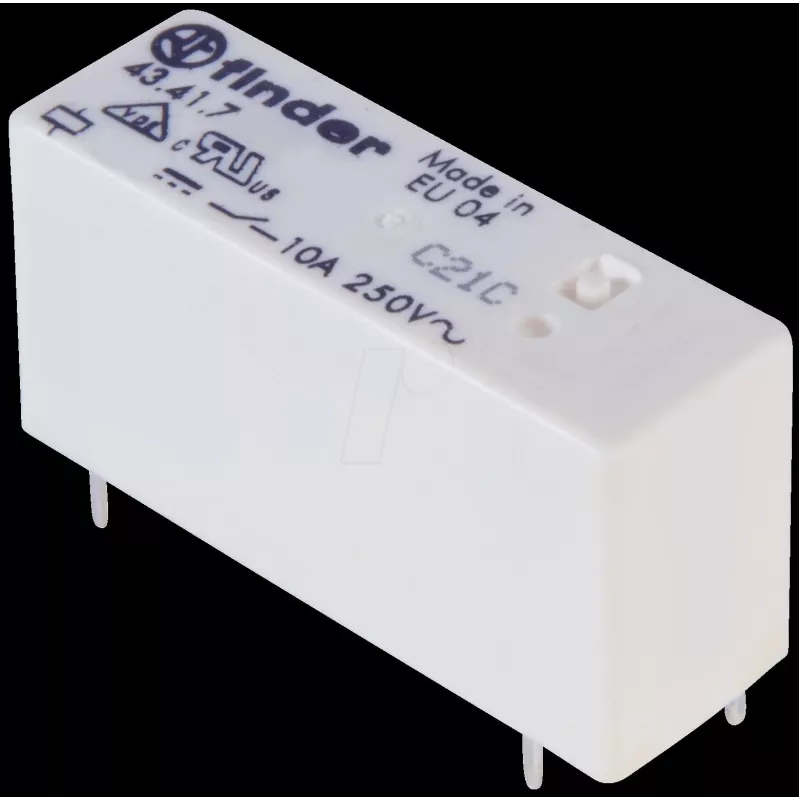 Finder PCB jaudas relejs 24 VDC 250 mW (43.41.7.024.0000)