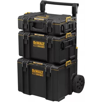 Instrumentu uzglabāšanas kaste DeWalt DWST83402-1, melna/dzeltena, 554×500×1150 mm