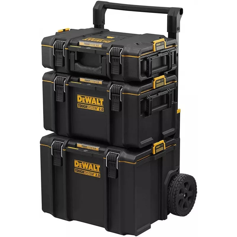 Instrumentu uzglabāšanas kaste DeWalt DWST83402-1, melna/dzeltena, 554×500×1150 mm
