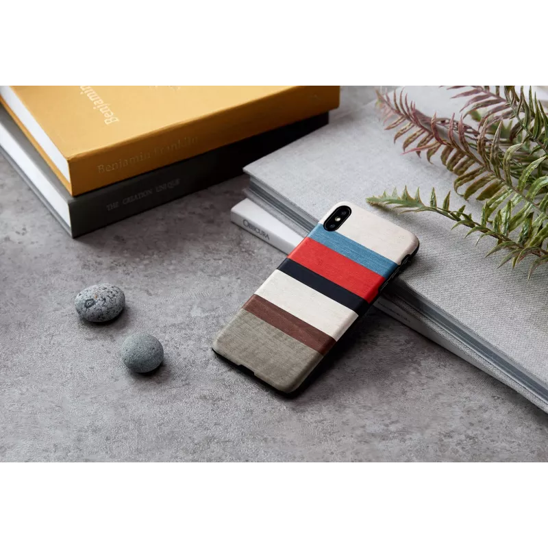 Viedtālruņa maciņš man and wood iPhone X/XS — Corallina balta