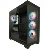 LC-Power korpuss MidiTower 715B melns USB3.2/Audio bez barošanas bloka SEAMLESS_X (LC-715B-ON)