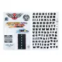 Sienas uzlīmes Paladone Hot Wheels Personalisation PP13745HW — dekoratīvas pašlīmējošas uzlīmes bērnu istabām