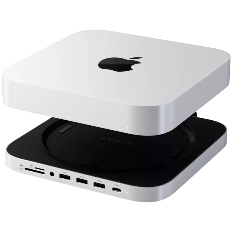 Klēpjdatoru dokstacija Satechi ST-GMMSHS vadu USB 3.2 Gen 2 Type-C balta