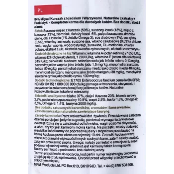 Applaws pieaugušo kaķu sausā barība ar vistu un lasi, 7.5 kg, 36.5% olbaltumvielu, 16% tauku, bez lipekļa un sojas