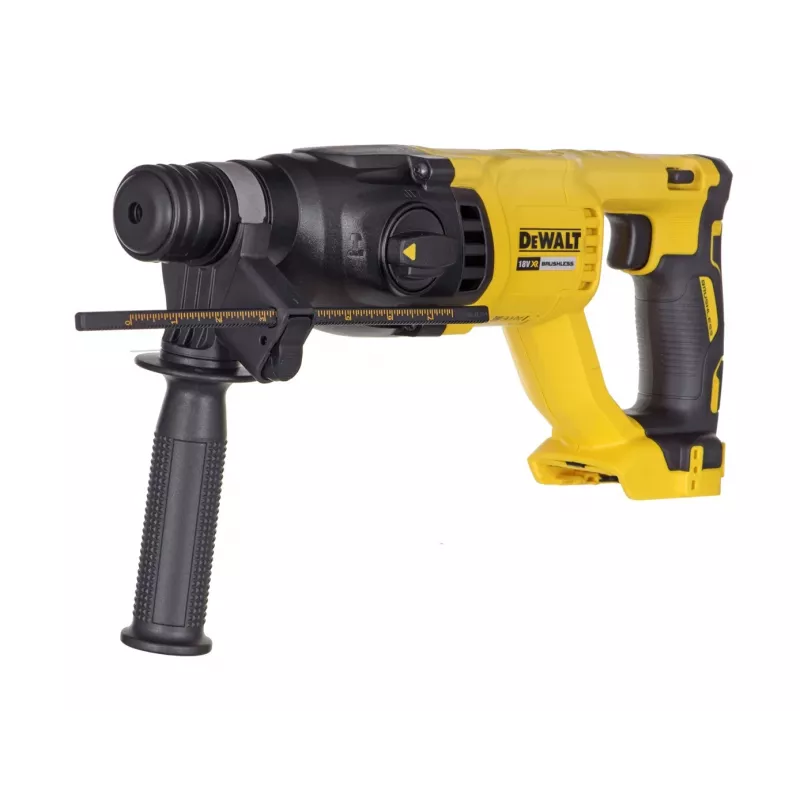 Rotācijas āmurs DeWalt DCH133N-XJ, 18V bezvada, 5 Ah akumulators, SDS‑Plus, 2.6 J trieciena enerģija, 26 mm betona urbšana