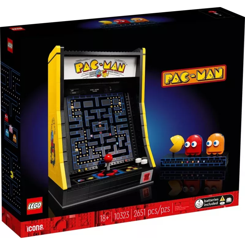 Lego Icons 10323 PAC-MAN spēļu automāts