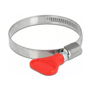 Butterfly Clamp DeLOCK 400 SS 40 - 60 mm 5 pieces red