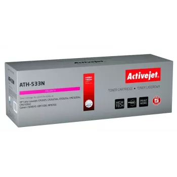 Activejet ATH-533N Toneris (aizstāj HP 304A CC533A, Canon CRG-718M; Supreme; 3200 lapas; fuksīna krāsā)