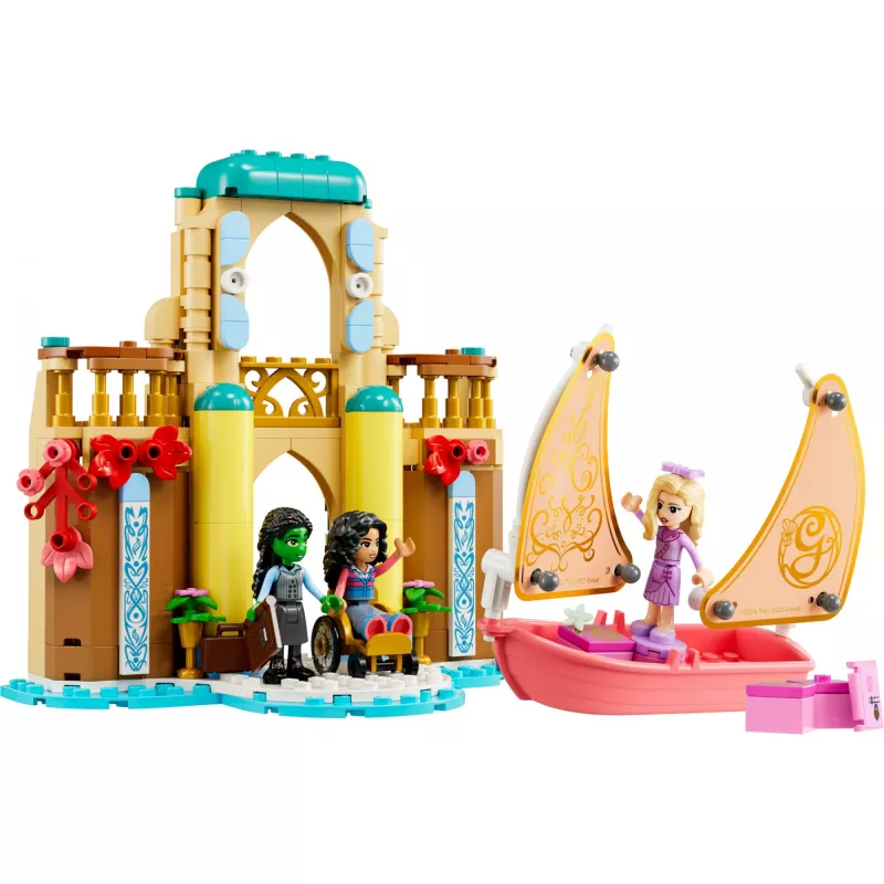 Konstrukciju rotaļlieta LEGO komplekts 75681 ar Wicked, Glinda, Elphaba, Nessarose un Shiz University minifigūrām