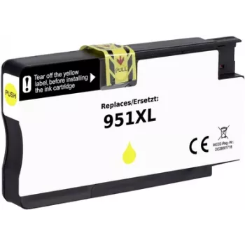 Renkforce tintes kasetne aizstāj HP 951 XL (CN048AE) saderīga dzeltena RF-5706060 (RF-5706060)