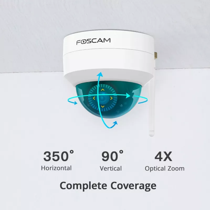 D4Z novērošanas kamera balta - 1536p Full HD - Wi-Fi AC