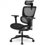 Biroja krēsls Sharkoon OfficePal C40 — melns, ergonomisks dizains, regulējams augstums
