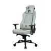 Spēļu krēsls Arozzi Vernazza SoftFabric Pearl zaļa — ergonomisks spēļu sēdeklis, mīksts audums