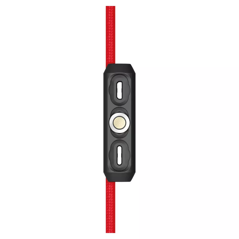 USB kabelis RealPower MagneticCharge 100 1m USB C sarkans ātrai uzlādei