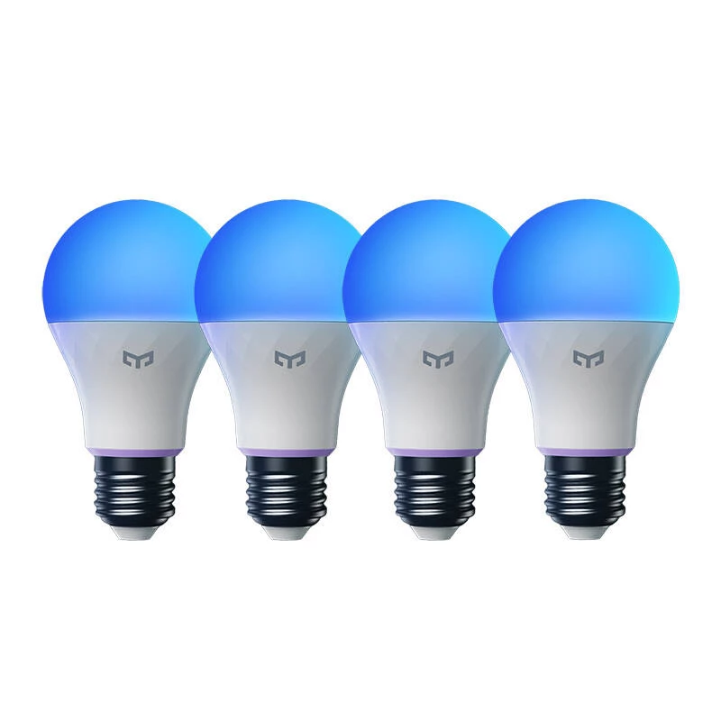 YEELIGHT W4 viedā spuldze Wi-Fi/Bluetooth E27 krāsaina (YLQPD-0011) 4 gab.