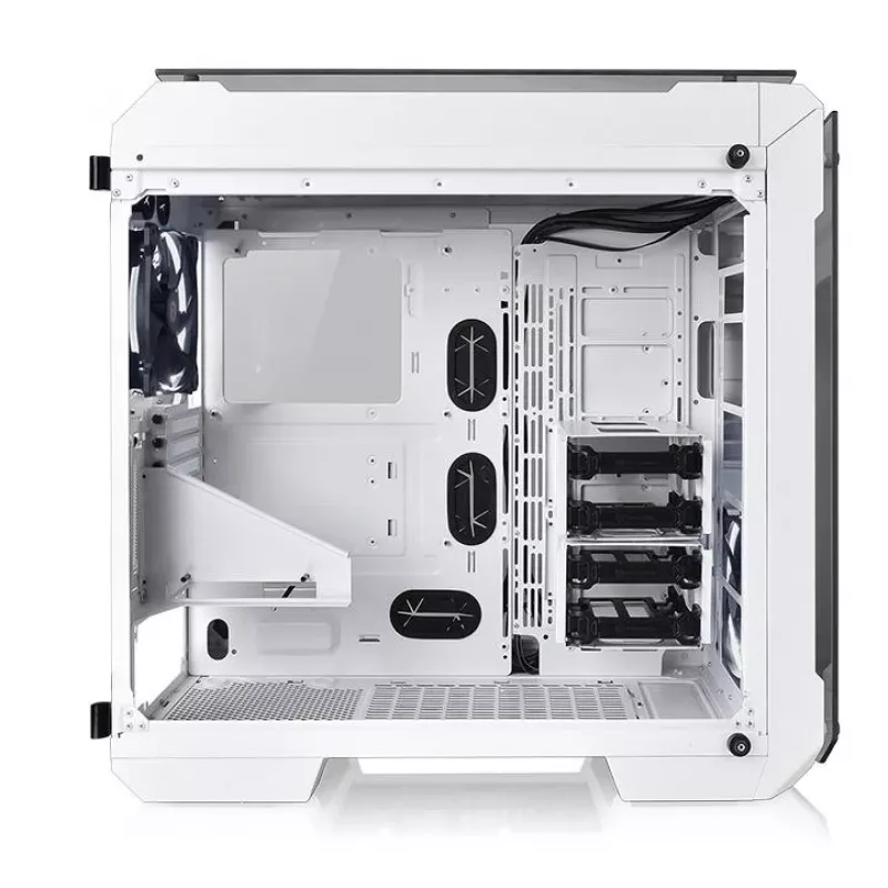 Case View 71 Riing rūdīta stikla E-ATX pilna torņa korpuss - Snow Edition