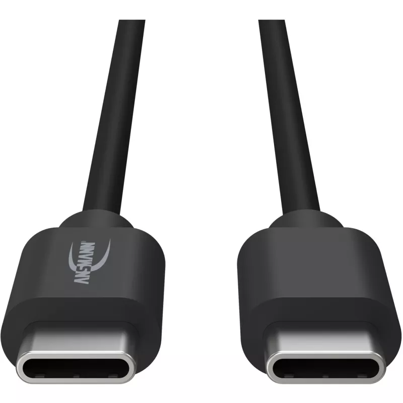 Ansmann 1700-0122 USB kabelis, melns