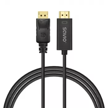 Kabelis Display Port uz HDMI 1,5m, CL-183 Savio SAVKABELCL-183