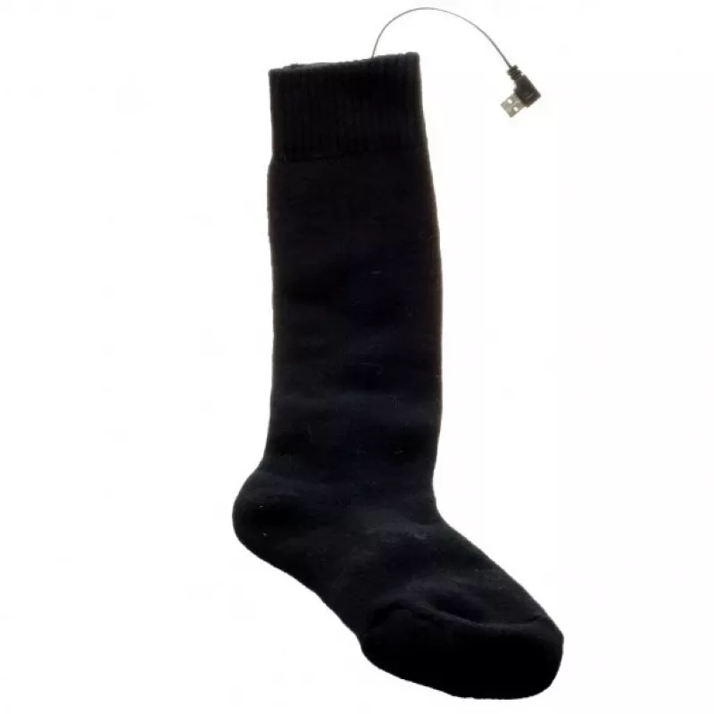 Athletic socks Glovii GQ2M ar integrētu sildelementu, izmērs M, melns, elpojošs, kokvilnas-elastāna maisījums
