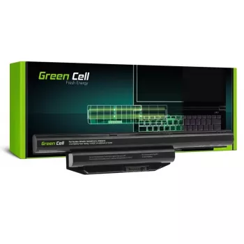 Baterija zaļa Cell FS31 Fujitsu LifeBook — LiPo 4400 mAh, 11.1 V, melna, 1 gab.