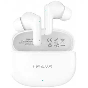 Bluetooth austiņas 6.0 E05 TWS baltas