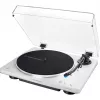 Jostas piedziņas audio atskaņotājs Audio-Technica AT-LP70XBT sudraba balts pilnībā automātisks