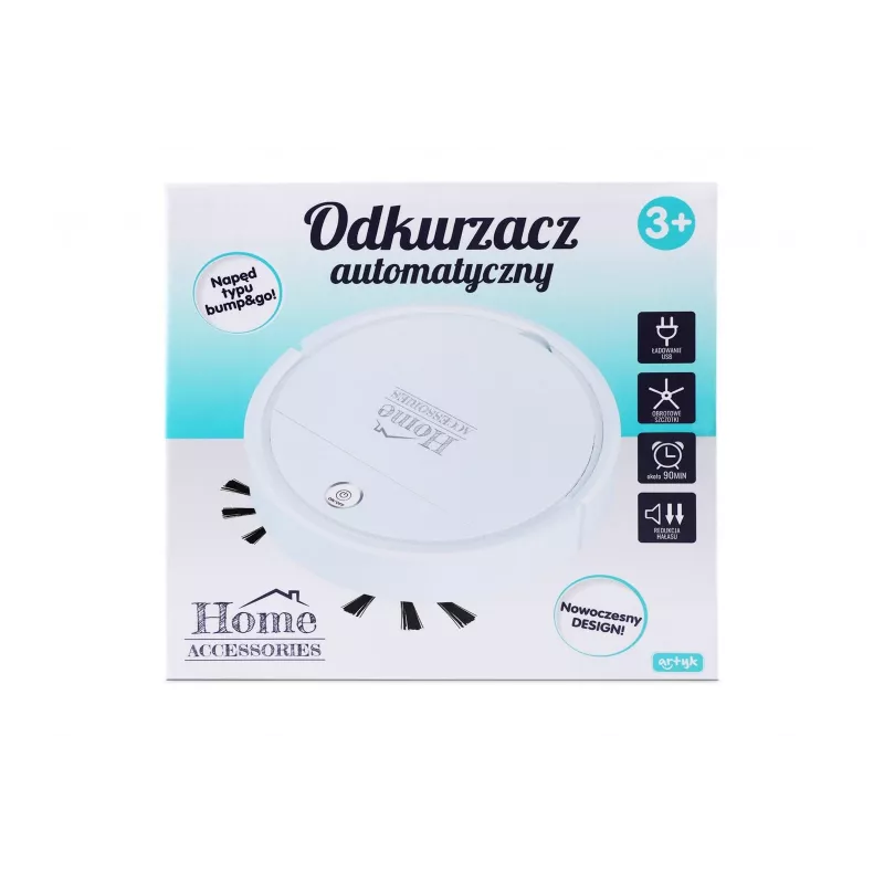 Robot cleaner Artyk 171024 kompakts dizains jaudīga sūkšana