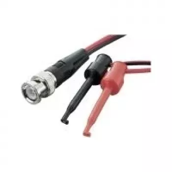 Voltcraft BNC-Test Lead [ BNC-Plug - Grabber Clips] 0.8 m melns, sarkans BNC-2 x IC Clip testa zonde (KC300I)